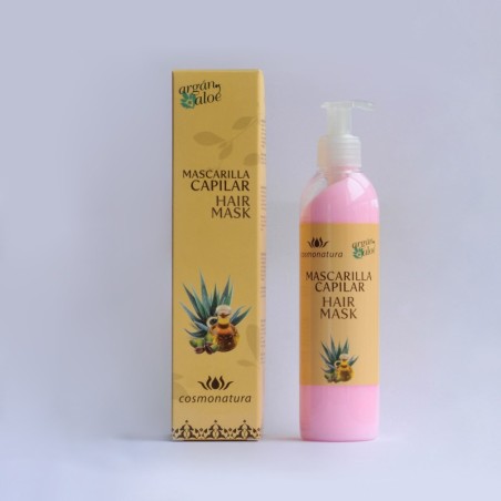 Mascarilla capilar de aloe y argán