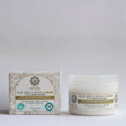 Crema revitalizante hidronutritiva aloe vera y argán