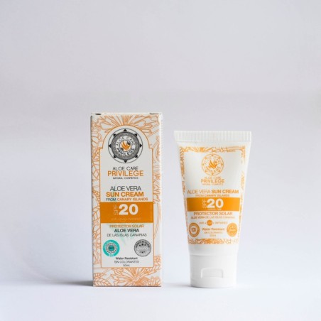 Protector solar aloe vera